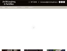 Tablet Screenshot of jimmcloughney.ie